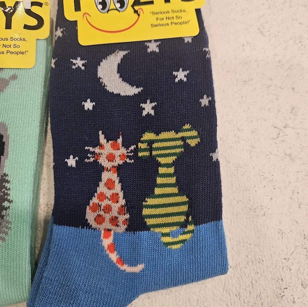 Foozys Socks Size 9-11 Serious Socks for not so Serious People!